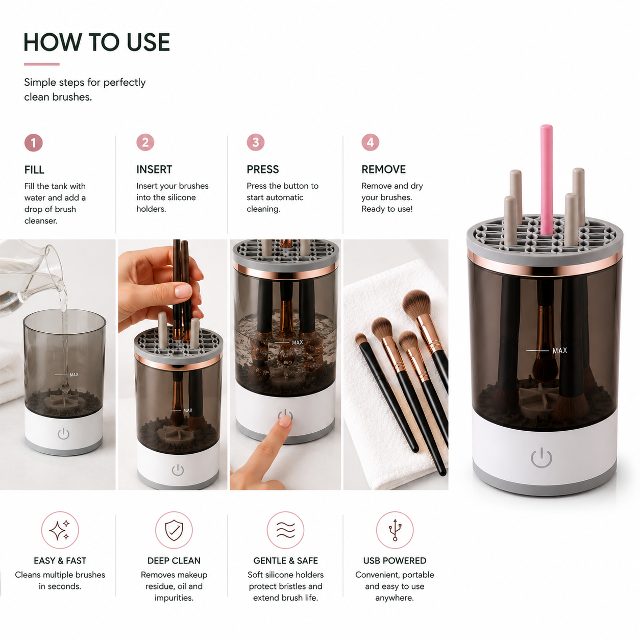 Make up Brush Cleaner